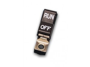 RUN/OFF ROCKER SWITCH BLACK